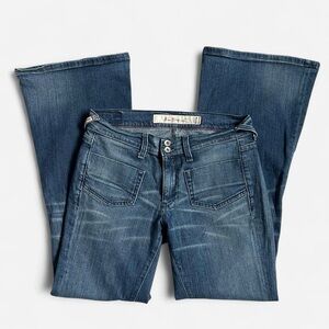 Vintage Ben Sherman Low Rise Boot Cut Blue Jeans